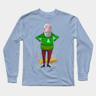 Grandpa's Ugly Christmas Sweater Long Sleeve T-Shirt